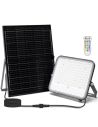 Proyector Solar LED RGB 200W con Panel 2m – IP66 Exterior con Mando