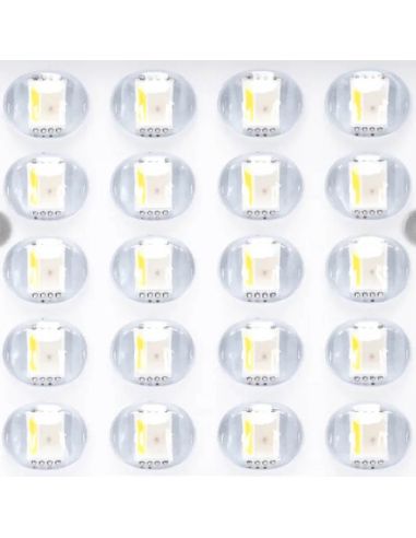 Chip projetor solar LED RGB de 50 W com painel de 2 m – IP66 para uso externo com controle remoto.