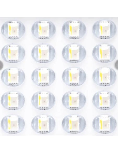 Chip projetor solar LED RGB de 50 W com painel de 2 m – IP66 para uso externo com controle remoto.