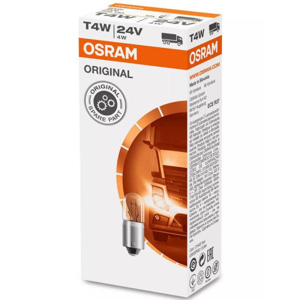 Bombilla Osram Original T4W BA9s 24V 4W – Precio Unitario