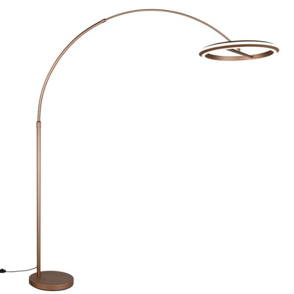 Lámpara de Pie Arco LED Regulable AMADOR Café 21W – 2400Lm - 2300+3000+4000K