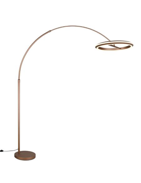 Lámpara de Pie Arco LED Regulable AMADOR Café 21W – 2400Lm - 2300+3000+4000K