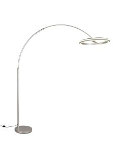 Lámpara de pie LED AMADOR 21W 2400lm regulable DIP SWITCH 2300+3000+4000K IP20 Níquel