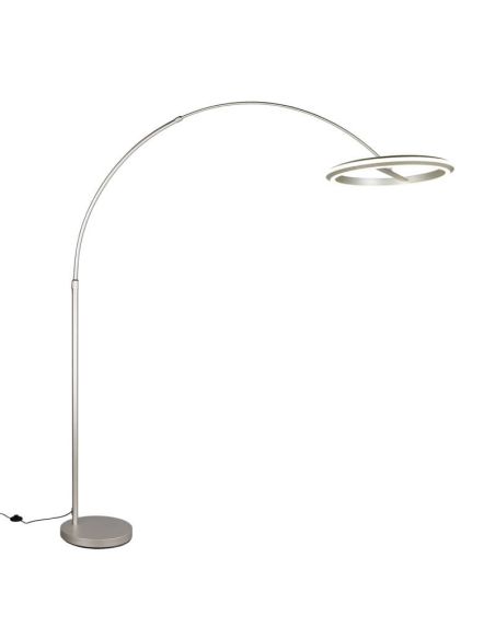 Lámpara de pie LED AMADOR 21W 2400lm regulable DIP SWITCH 2300+3000+4000K IP20 Níquel