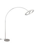 Lampadaire LED AMADOR 21 W 2400 lm, intensité variable, interrupteur DIP, 2300 + 3000 + 4000 K, IP20, finition nickel.