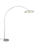Lampadaire LED AMADOR 21 W 2400 lm, intensité variable, interrupteur DIP, 2300 + 3000 + 4000 K, IP20, finition nickel.