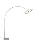 Lámpara de pie LED AMADOR 21W 2400lm regulable DIP SWITCH 2300+3000+4000K IP20 Níquel