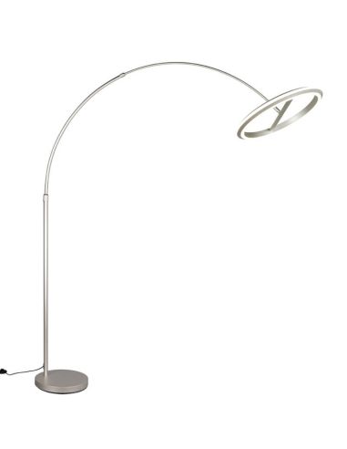 Lámpara de pie LED AMADOR 21W 2400lm regulable DIP SWITCH 2300+3000+4000K IP20 Níquel