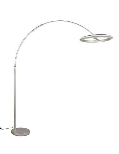 Lámpara de pie LED AMADOR 21W 2400lm regulable DIP SWITCH 2300+3000+4000K IP20 Níquel
