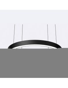 Suspension LED ronde noire HL-5575, Ø 1200 mm, 80 W/120 W/150 W - 3000 K/4000 K/5700 K