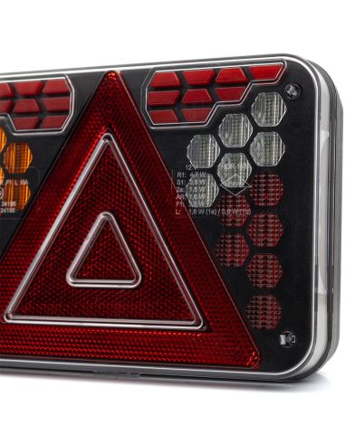 HORUS LZD 3215 - Feu arrière néon LED 12V à 7 fonctions (côté gauche ou paire)