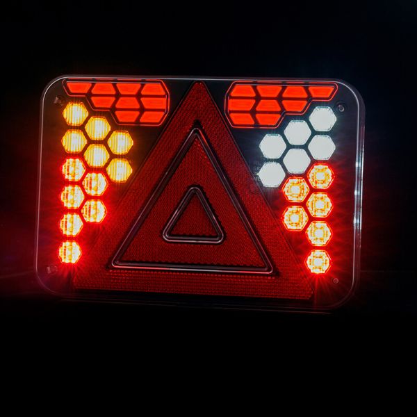 Encendido Piloto LED Trasero HORUS LZD 3215- 7 Funciones 12V Neón (Lado Izquierdo o Pareja)