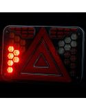 Freno Piloto LED Trasero HORUS LZD 3215- 7 Funciones 12V Neón (Lado Izquierdo o Pareja)