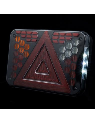 HORUS LZD 3215 - Luz de placa traseira de LED neon 12V com 7 funções (lado esquerdo ou par)