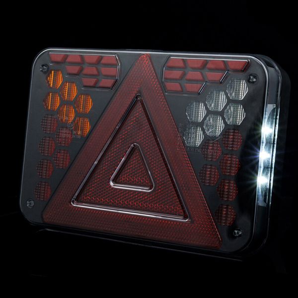 Luz de matricula Piloto LED Trasero HORUS LZD 3215- 7 Funciones 12V Neón (Lado Izquierdo o Pareja)