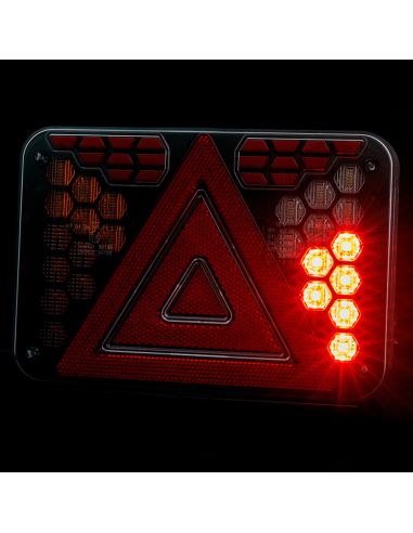 Niebla Piloto LED Trasero HORUS LZD 3215- 7 Funciones 12V Neón (Lado Izquierdo o Pareja)