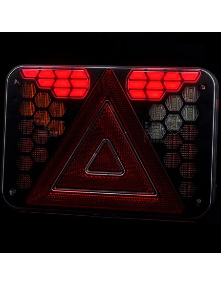 HORUS LZD 3215 - Feu de position arrière à LED néon 12 V à 7 fonctions (côté gauche ou paire)