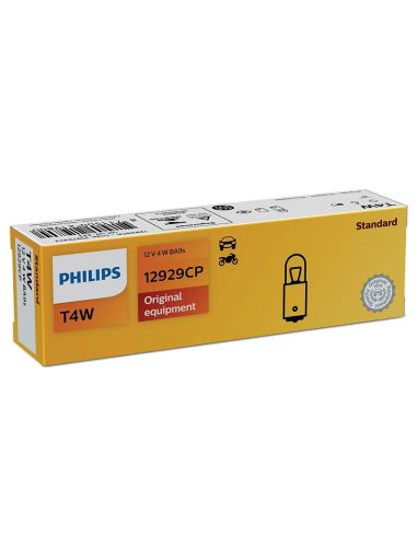 Bombilla de señalización T4W Philips Vision 12V 4W BA9s