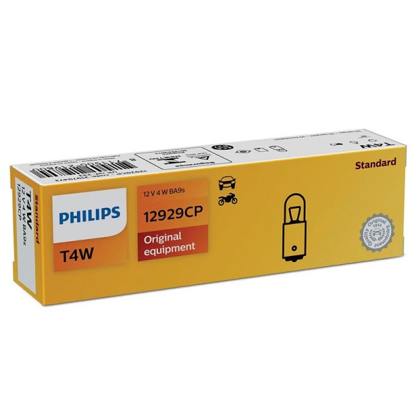 Bombilla de señalización T4W Philips Vision 12V 4W BA9s