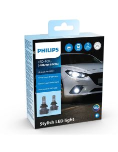 Bombillas LED H8/H11/H16 Philips Ultinon Pro3022 6000K 12V/24V, LUM11366U3022X2