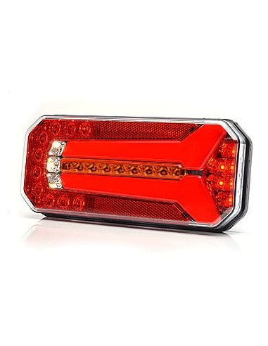 Rechteckiges LED-Rücklicht 6...