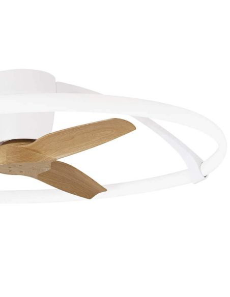 Ventilador de techo LED Nepal Haya Mini Mantra 7803 | LeonLeds