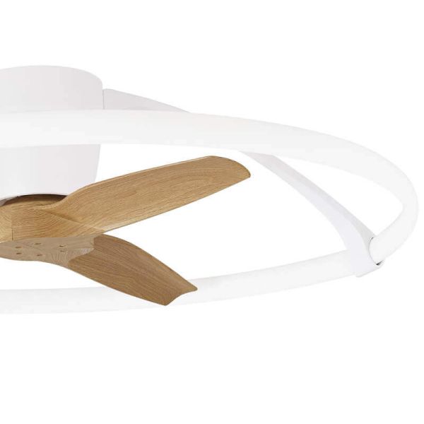 Ventilador de techo LED Nepal Haya Mini Mantra 7803 | LeonLeds