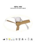 Caracteristicas Ventilador de techo LED Nepal Haya Mini Mantra 7803 | LeonLeds