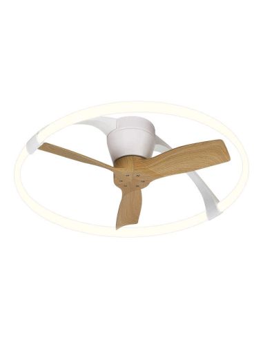 Ventilador de techo LED Nepal Haya Mini Mantra 7803 | LeonLeds