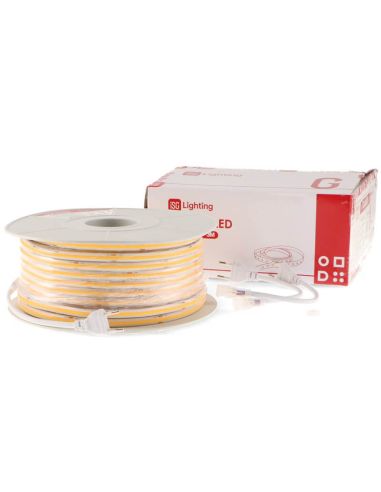 Tira LED COB 220V 14W/m IP67 Alta Densidad 520LED/m CRI90 Regulable Triac