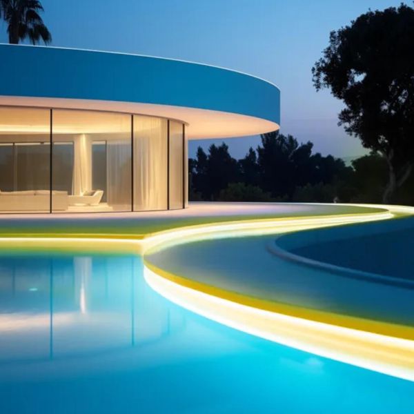 Bande LED solaire Ideas 20 m 200 W IP65 Blanc froid 6500 K avec panneau monocristallin et télécommande