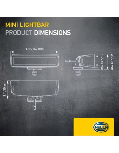 Rechteckige LED-Leuchte lange...