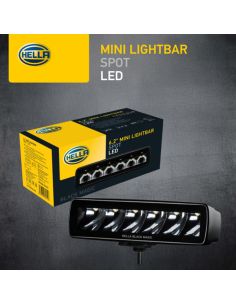 Barra LED rectangulaire à longue portée Black Magic Cube 6,2" 12V/24V 1 600 lm 1 unité Deutsch Hella 1FB 358 176-211 | LeonLeds 2