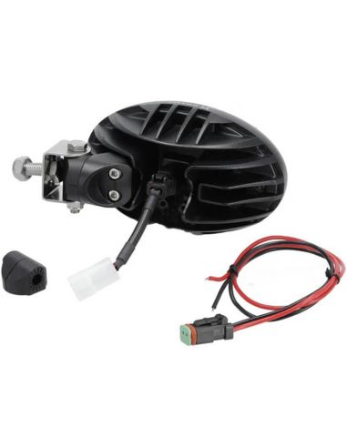 Faro de Trabajo LED Ovalado 56W 5320lm IP69K Conector Deutsch soporte lateral o inferior