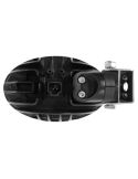 Refletor de trabalho LED oval 56W 5320lm IP69K com conector Deutsch para montagem lateral ou inferior