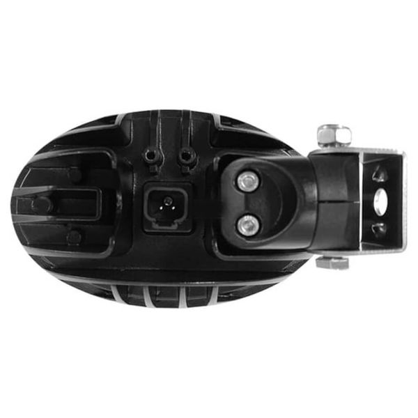 Refletor de trabalho LED oval 56W 5320lm IP69K com conector Deutsch para montagem lateral ou inferior