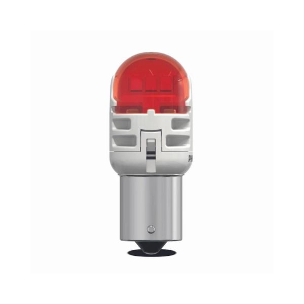 Bombilla LED Intermitente P21W Ámbar 12V Philips Ultinon Pro6000 Pack 2 frontal| LeonLeds