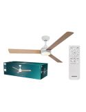 " palas reversibles VELYX 132cm blanco/madera clara 56W 2500lm CCT regulable