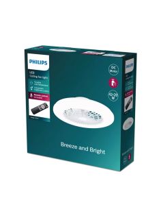 Plafón ventilador LED AMIGO Cielo Estrellado 49cm 42W+20W 4400lm CCT regulable mando IP20 2