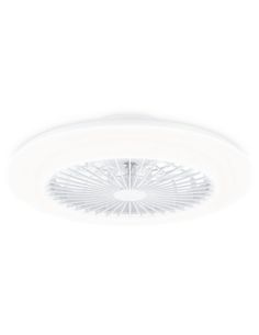 Plafón Ventilador LED AMIGO Cielo Estrellado 57cm 25W+60W 6500lm CCT regulable mando IP20