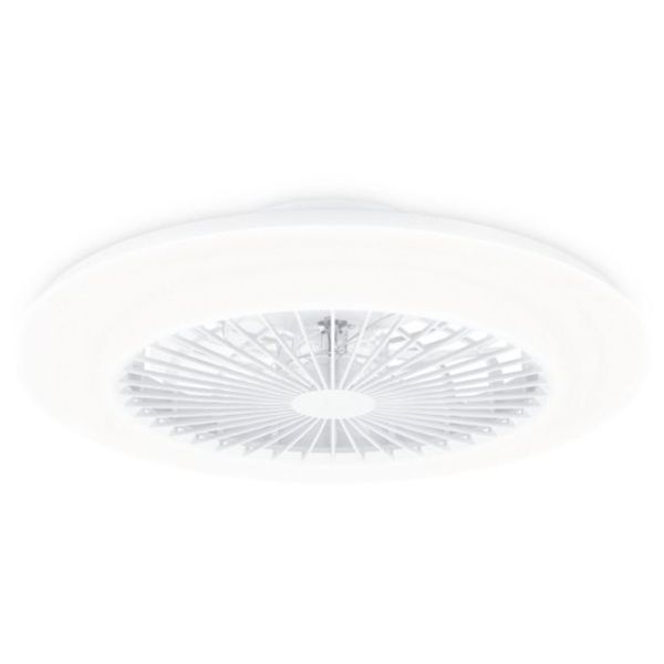Plafón Ventilador LED AMIGO Cielo Estrellado 57cm 25W+60W 6500lm CCT regulable mando IP20