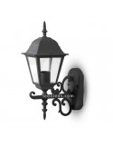 Aplique de pared para exterior IP44 de VTac con acabado negro al mejor precio | LeonLeds Iluminación