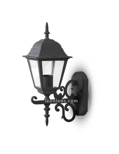Aplique de pared para exterior IP44 de VTac con acabado negro al mejor precio | LeonLeds Iluminación