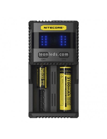 Nitecore SC2 Cargador | Cargador nitecore SC2 | LeonLeds Iluminación
