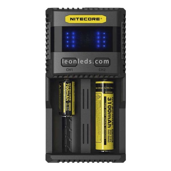 Nitecore SC2 Cargador | Cargador nitecore SC2 | LeonLeds Iluminación