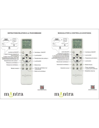 Ventilador de techo tipo plafón LED ONA negro madera Ø700mm 18W 2520lm CCT 3000-5000K motor DC silencioso