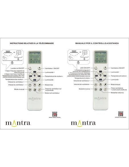 Ventilador de techo tipo plafón LED ONA negro madera Ø700mm 18W 2520lm CCT 3000-5000K motor DC silencioso