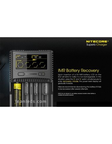 Carregador de bateria Nitecore SC4 4...