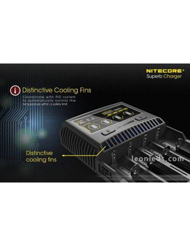 Chargeur de batteries Nitecore SC4 4...