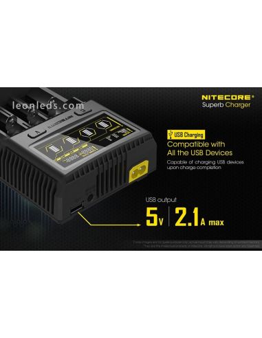 Chargeur de batteries Nitecore SC4 4...
